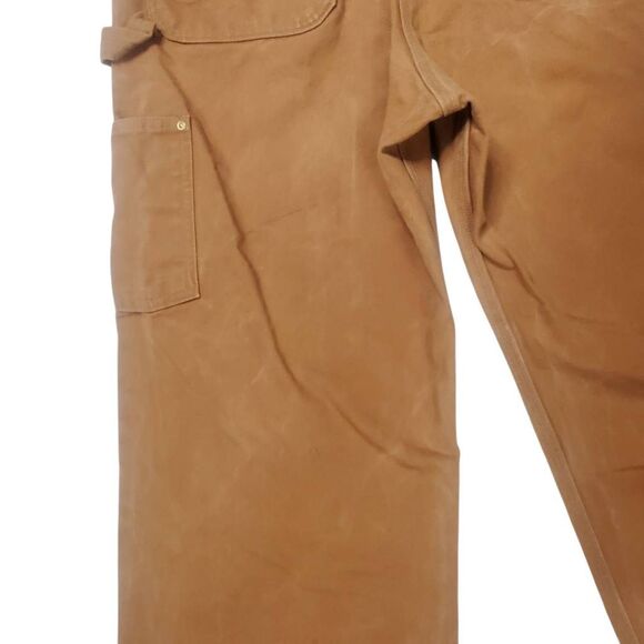 Carhartt Men's Duck Bib Work Overalls Size 34 X 34 - Picture 13 of 15